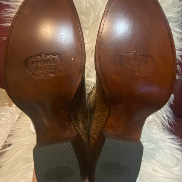 Nocona Tan Rattle Print Women’s 9B - Picture 4 of 7